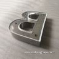 Brushed Metal Channel Letter